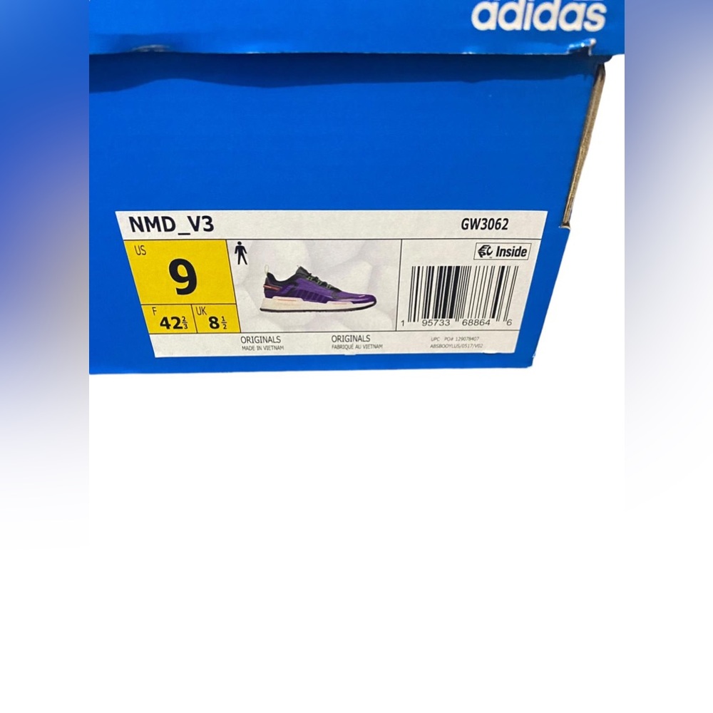 Adidas Nmd V3 Size 9 Style Code Gw3062 Color Purp… - image 7